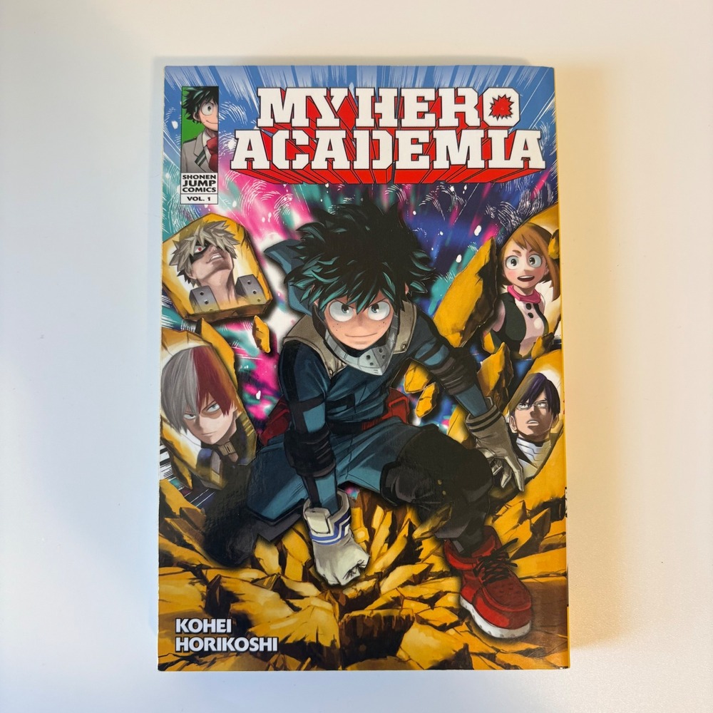 Viz Media Manga My Hero Academia Vol 1 First Printing Alternate Cover English